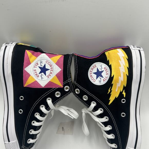 UNISEX CUSTOM CONVERSE ALL STAR CHUCK TAYLOR HIGH MEN'S SZ 8.5 WOMEN’S SZ 10.5 - Picture 2 of 16